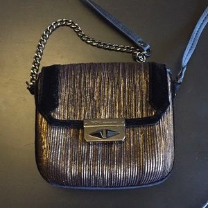 Rachel Roy metallic handbag